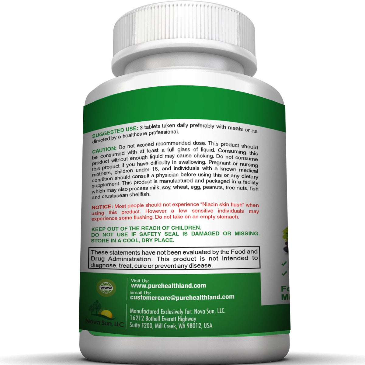 Pure Healthland Non-GMO Super Daily Multivitamin - 90 Tablets - image 5
