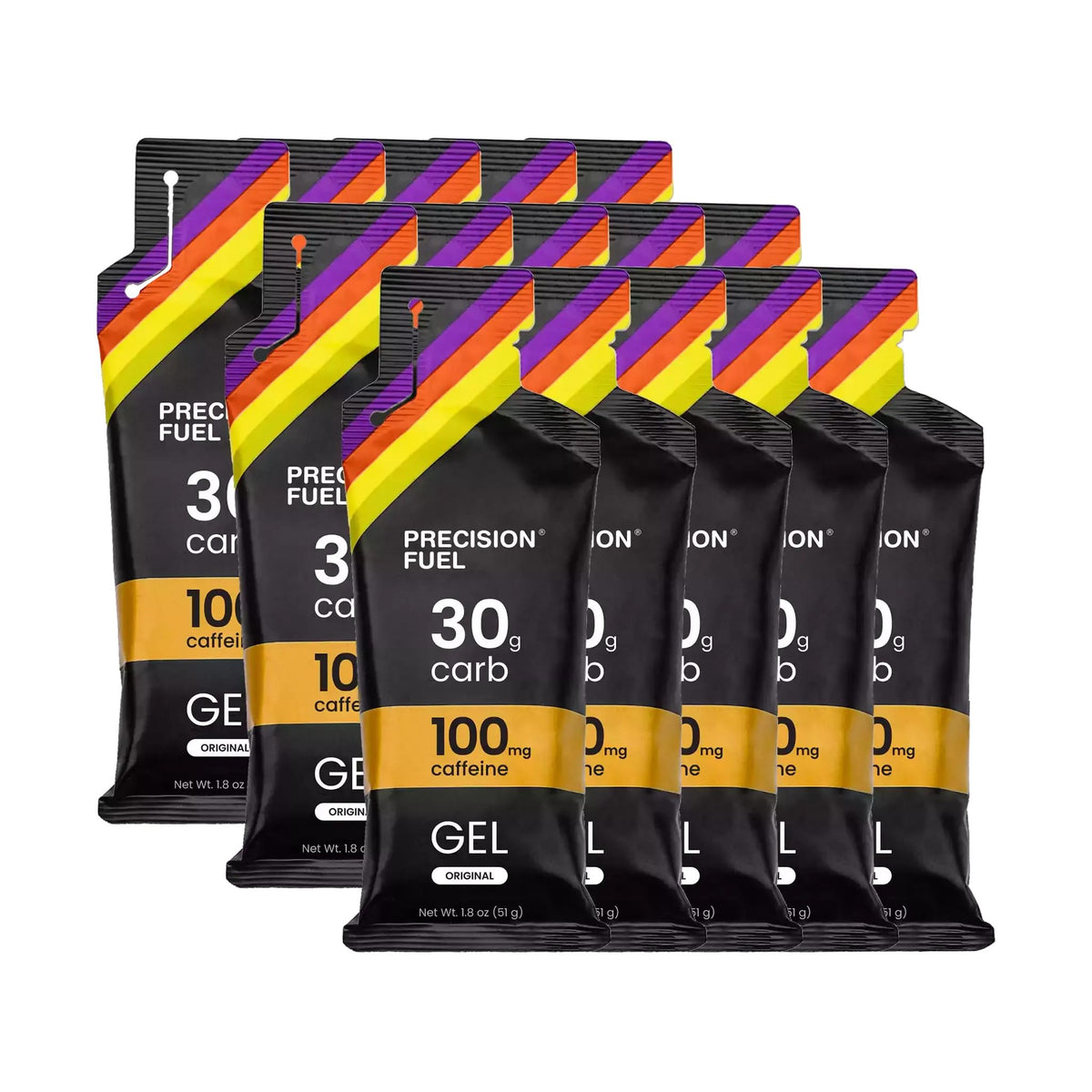 Precision Fuel PF30 Caffeine Energy Gel - Mild Flavour Running Gels