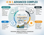 Kappa Nutrition Magnesium 4-in-1 with Zinc & Vitamin D3 - 120 Capsules - image 8
