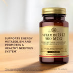 Solgar Vitamin B-12 500mcg - 100 Tablets - image 5