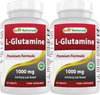 Best Naturals L-Glutamine 1000 mg 180 Tablets