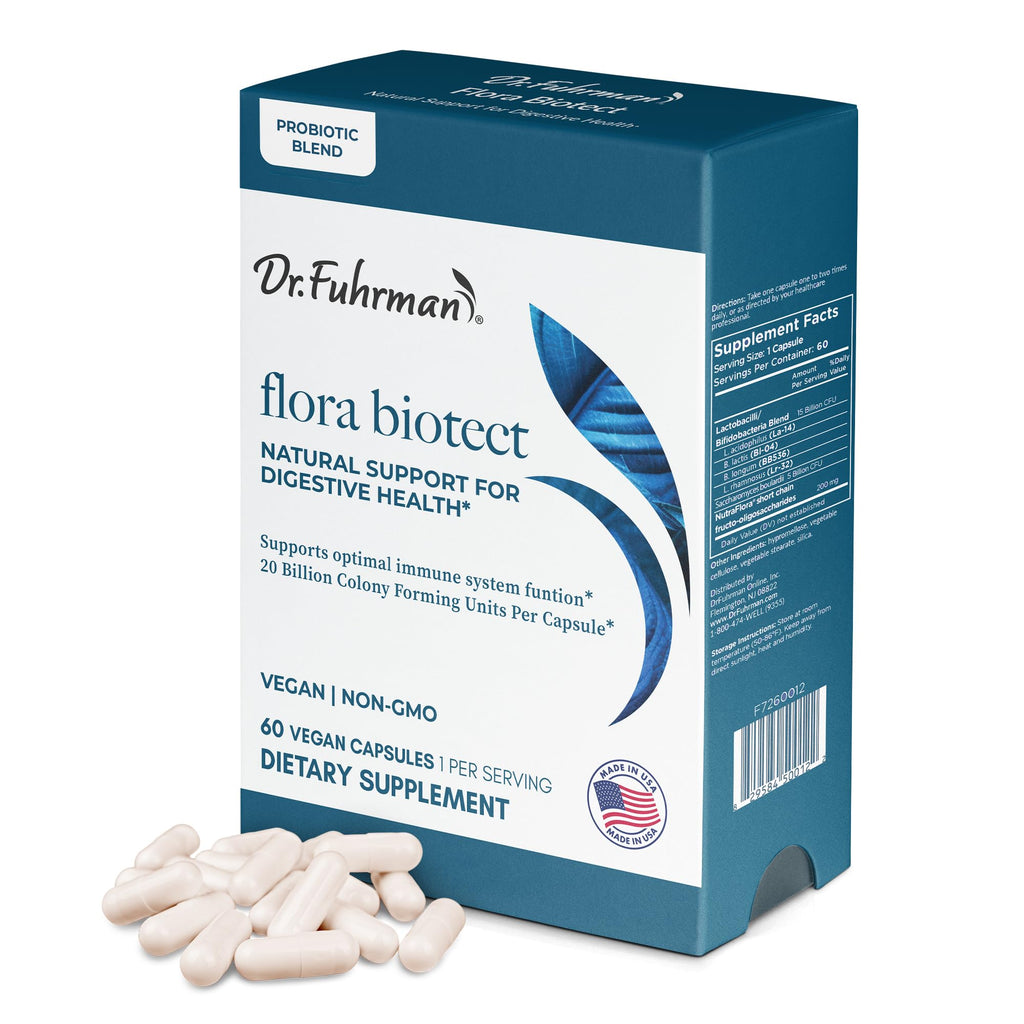 Dr. Fuhrman Flora Biotect Prebiotic Probiotic - 60 Capsules