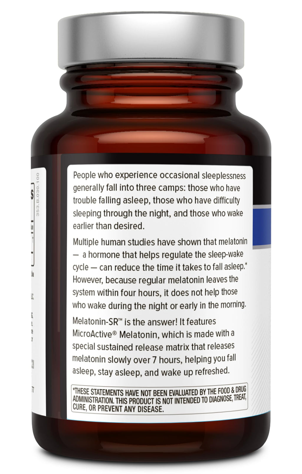 Quality of Life Melatonin Sleep Support 5mg - 30 Vegetarian Capsules - image 3