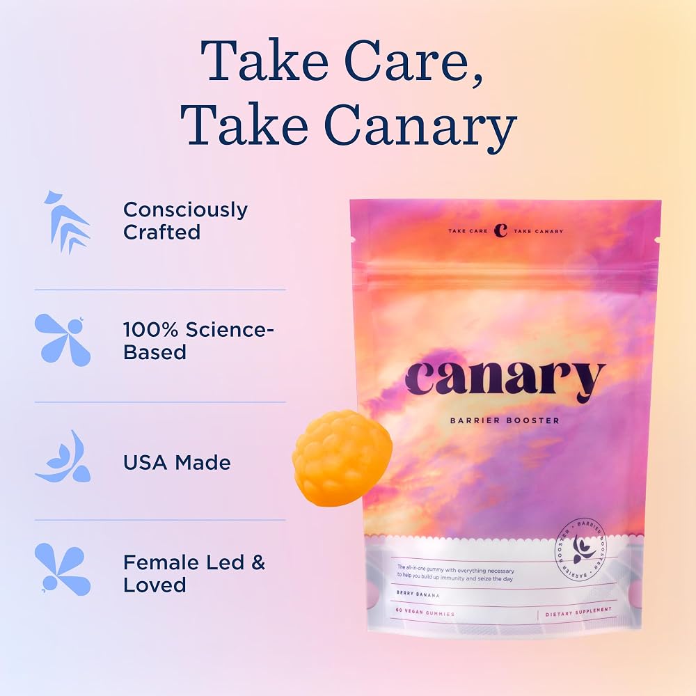 Canary Barrier Booster Vitamin A, D, K & Zinc - 60 Gummies - image 3