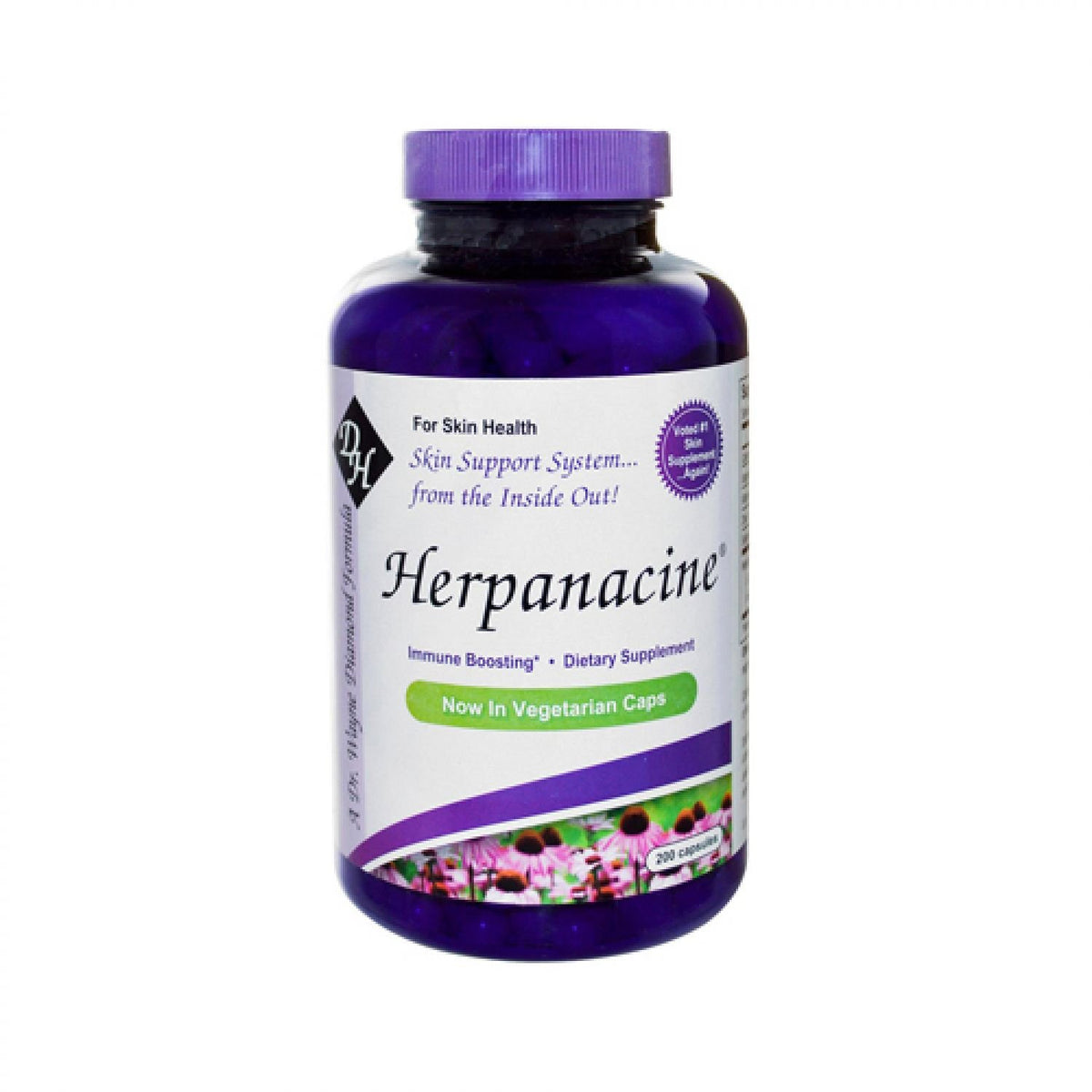 Herpanacine Diamond Total Skin Support System - 200 Capsules