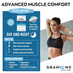 Granions Advanced Muscle Comfort - Natural Muscle Relaxer Pills