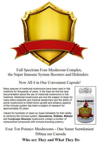 NaturalyPure Serious Immune Booster Mushroom Complex - 180 Vegetarian Capsules - image 4