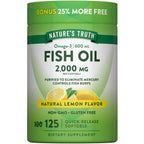 Nature's Truth Omega 3 Fish Oil 2000 mg - 125 Softgels
