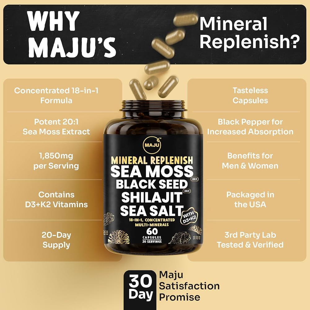 Maju Superfoods sea Moss Capsules