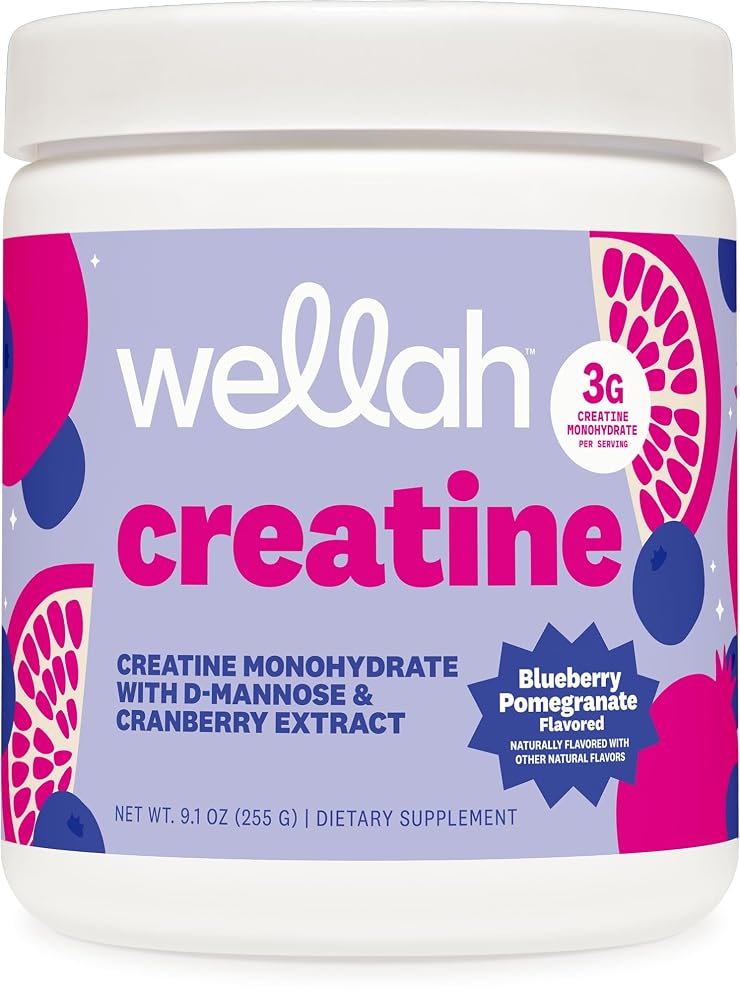 Wellah Creatine for Women - Creatine Monohydrate with Dandelion