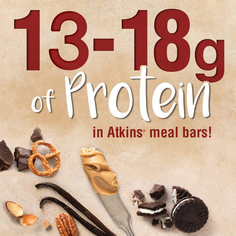 Atkins Protein Meal Bar Chocolate Chip Granola - 5 Count - image 4