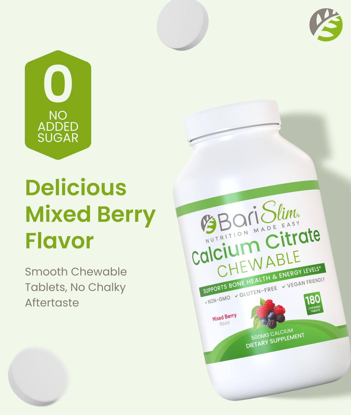 BariSlim Bariatric Calcium Citrate with Magnesium and Vitamin D Tabs