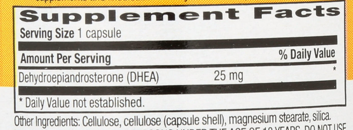 Country Life DHEA 25 mg - 90 Capsules - image 3