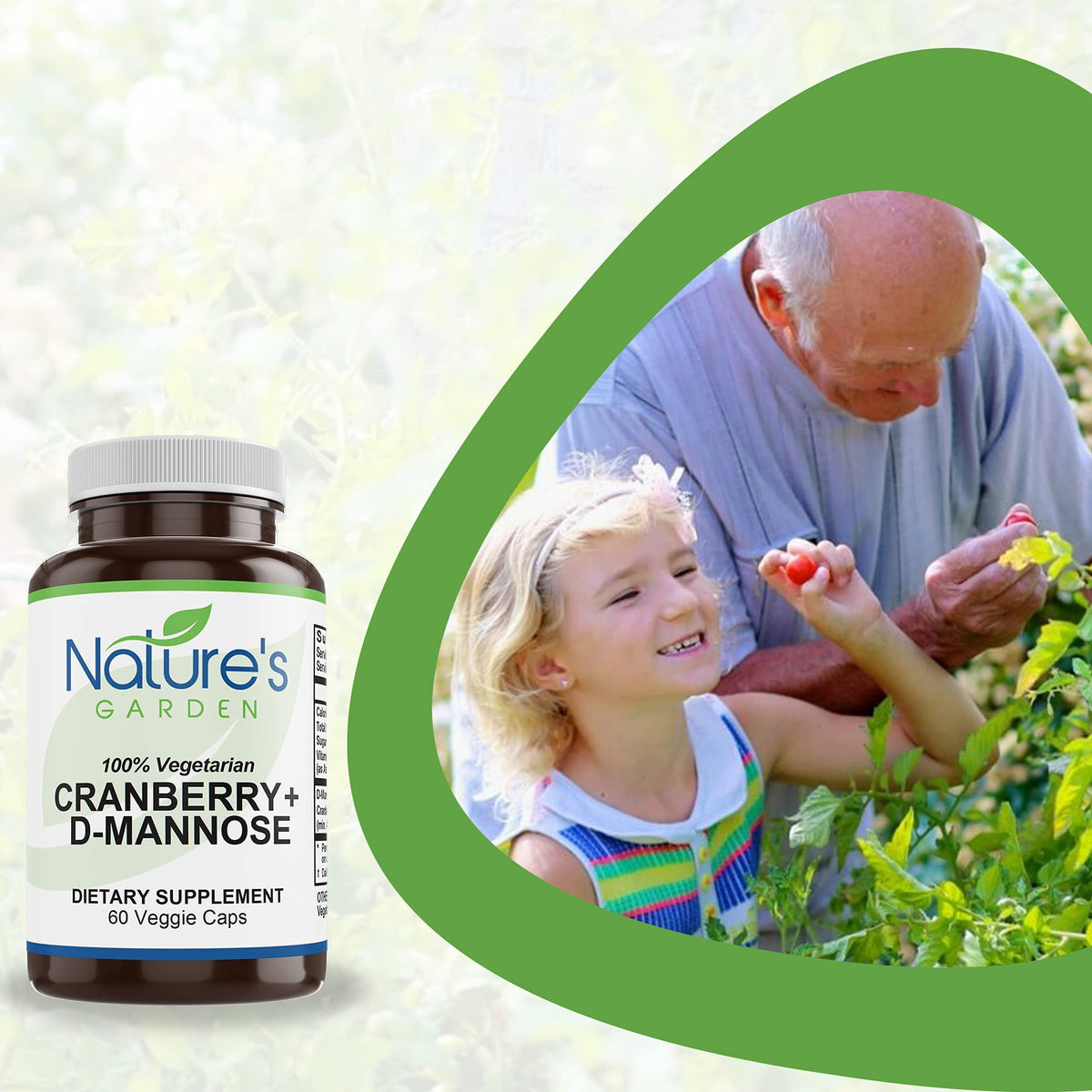 Nature's Garden Essentials Cranberry + D-Mannose - 60 Vegetarian Capsules - image 6