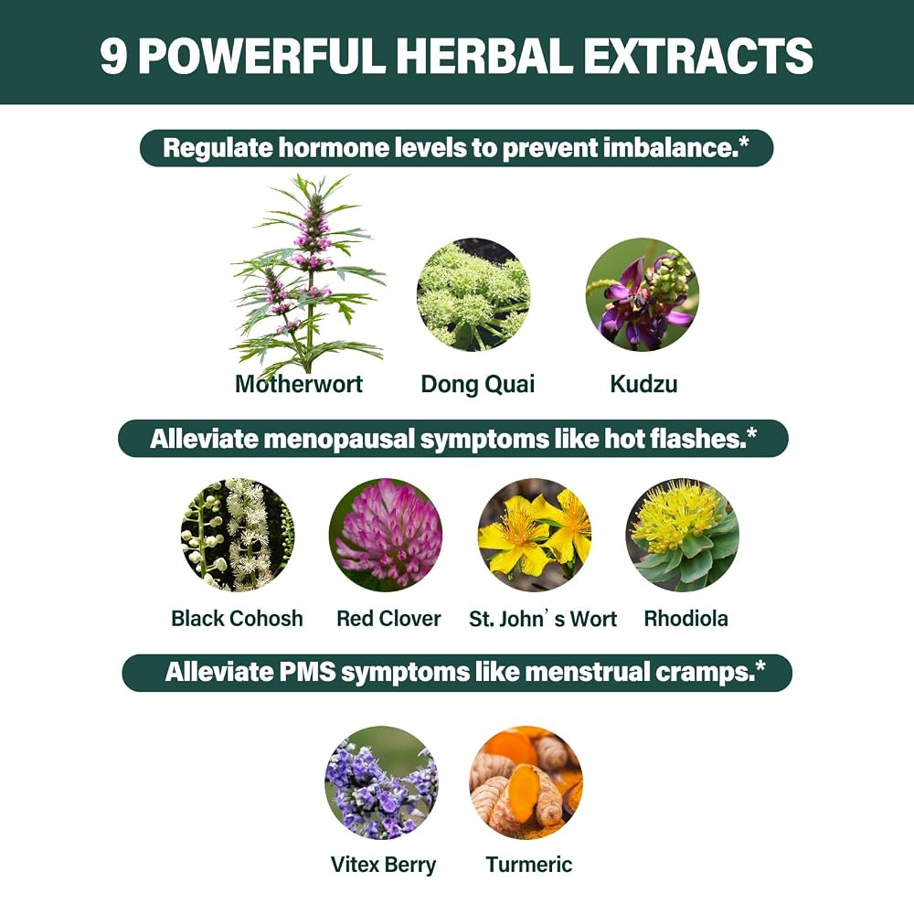 Fuenvegtal Herbal Drops Extract for Hormone Balance & Menopause Support - image 4