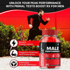 Indelo Primal Testo Boost RX ACV Gummies for Men - 180 Gummies - image 2