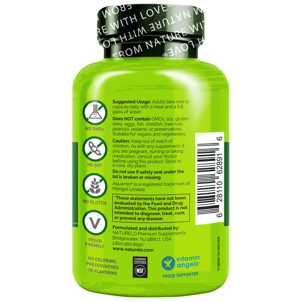 NATURELO Multivitamin for Men 50+ - 120 Vegetarian Capsules - image 6