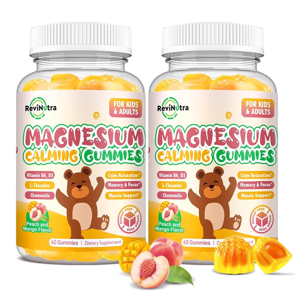 ReviNutra Magnesium Gummies for Kids - Magnesium Glycinate