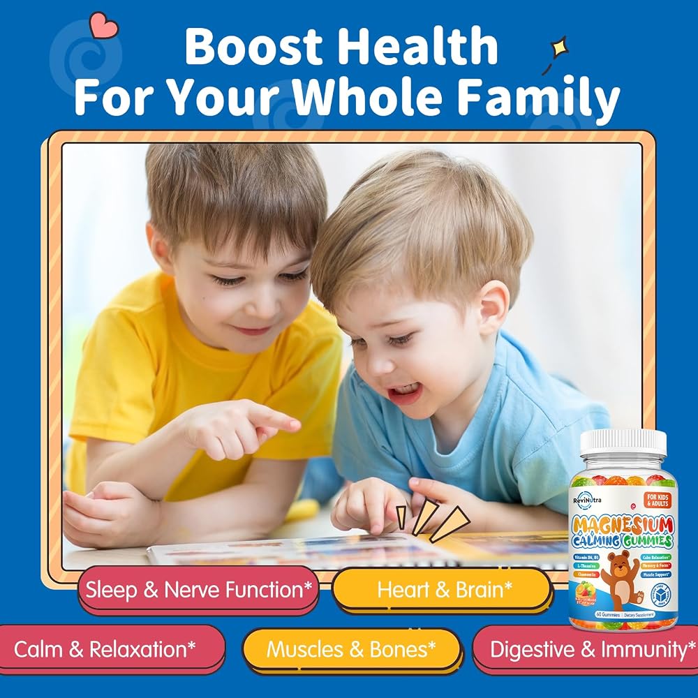 ReviNutra Magnesium Glycinate Gummies for Sleep - 60 Gummies - image 2