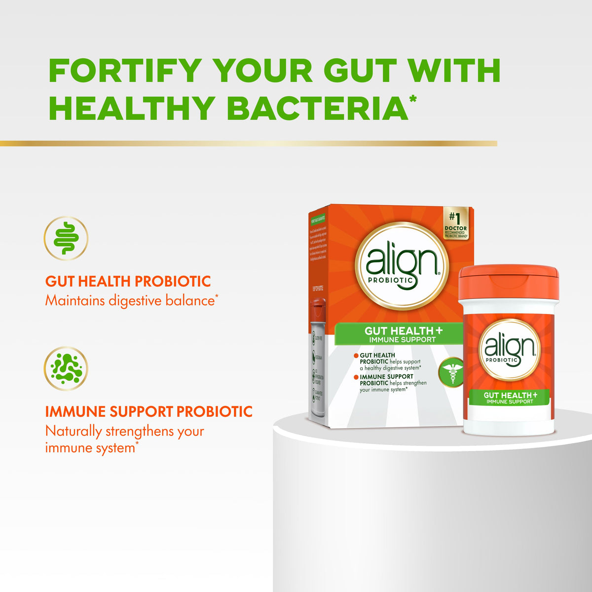 Align Probiotic Gut Health + Immune Support - 28 Capsules - image 3