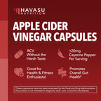 Havasu Nutrition Apple Cider Vinegar Capsules with Cayenne - 60 Count - image 3