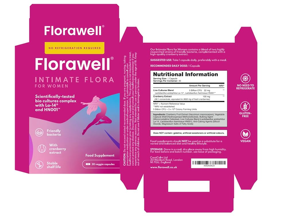 Florawell Vaginal Probiotics for Women pH Balance - 30 Capsules - image 8