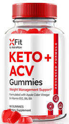 NutraRize Xfit Keto Gummies with Apple Cider Vinegar - 60 Gummies