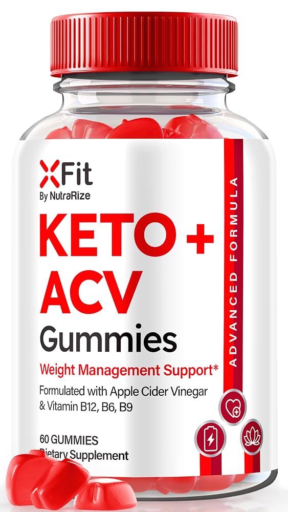 NutraRize Xfit Keto Gummies with Apple Cider Vinegar - 60 Gummies
