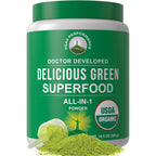 Peak Performance Organic Greens Superfood Powder. Best Tasting Super