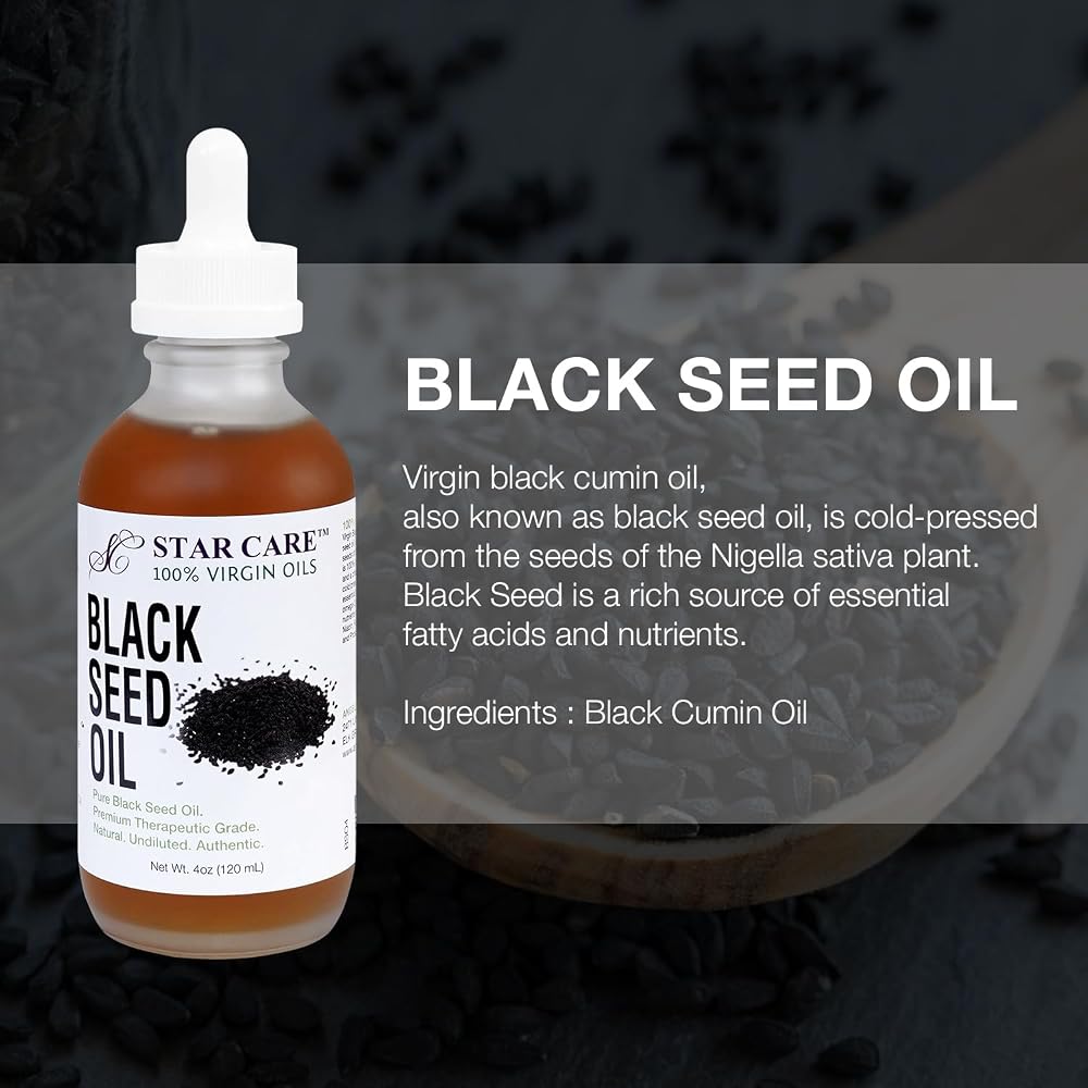 STAR CARE 100% Virgin Black Seed Oil - 4 Fl Oz - image 3