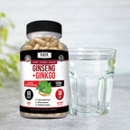 Kaya Naturals Red Panax Ginseng + Ginkgo Biloba