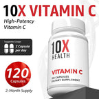 10X Health Vitamin C 1000mg - 120 Capsules - image 5