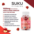 SUKU Apple Cider Vinegar Gummies with Mother, Sugar Free - 50 Gummies - image 7