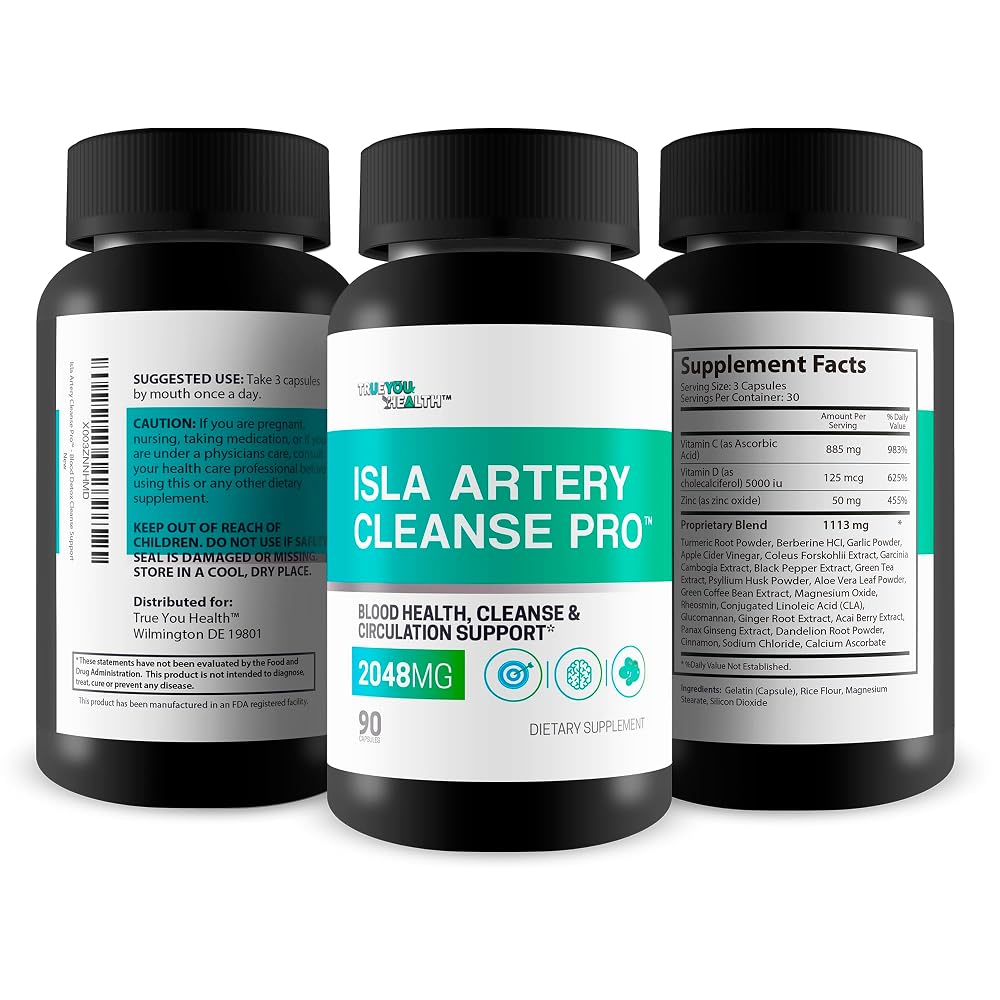 True You Health Isla Artery Cleanse Pro - 90 Capsules - image 4