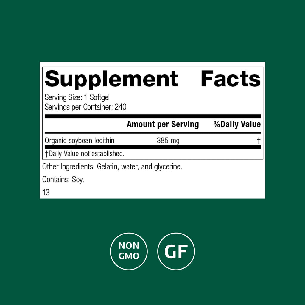 Standard Process Soybean Lecithin Essential Fatty Acids - 240 Softgels - image 2