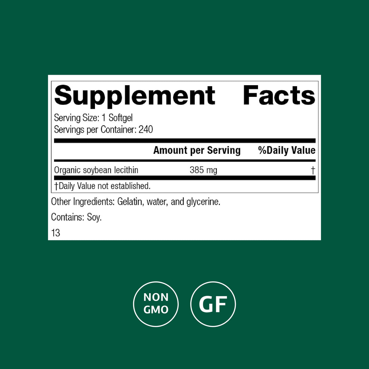 Standard Process Soybean Lecithin Essential Fatty Acids - 240 Softgels - image 2