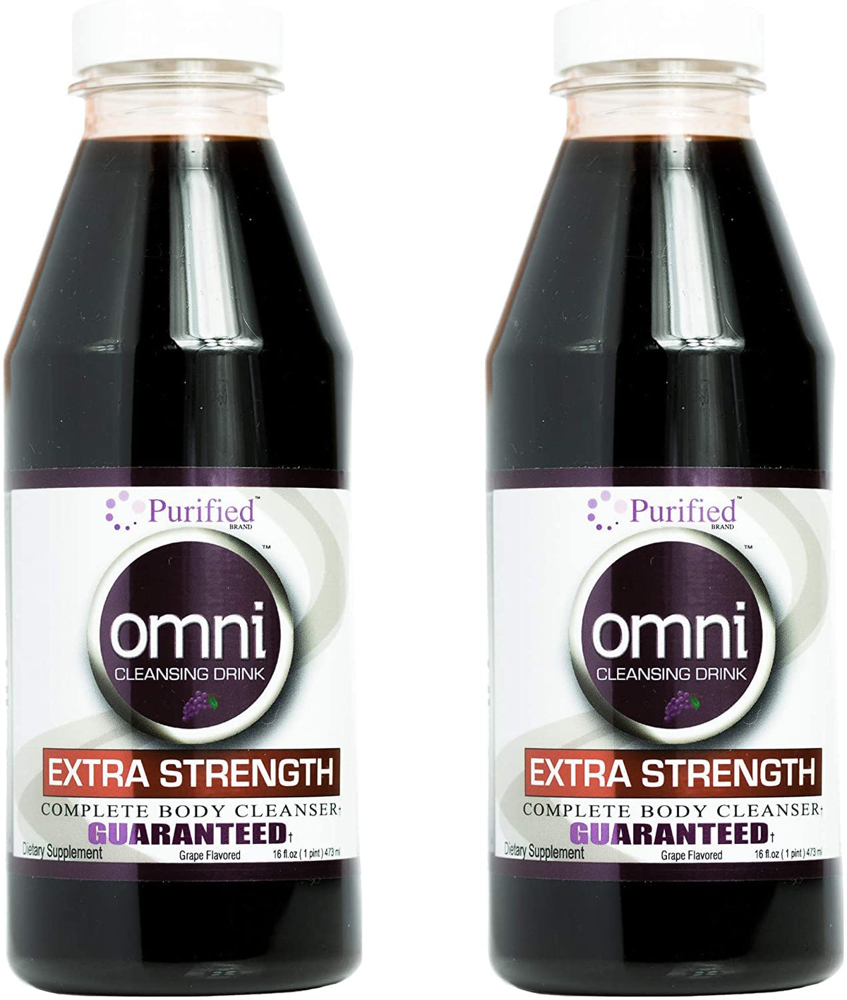 Wellgenix Omni Herbal Cleanse Detox Drink - 16oz Grape Flavor - Detox