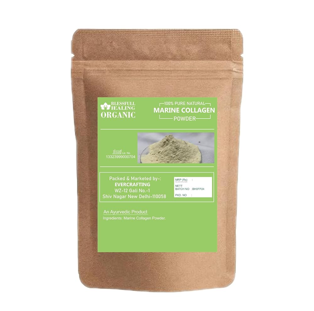 Blessfull Healing Organic Marine Collagen Powder 100% Pure Natural