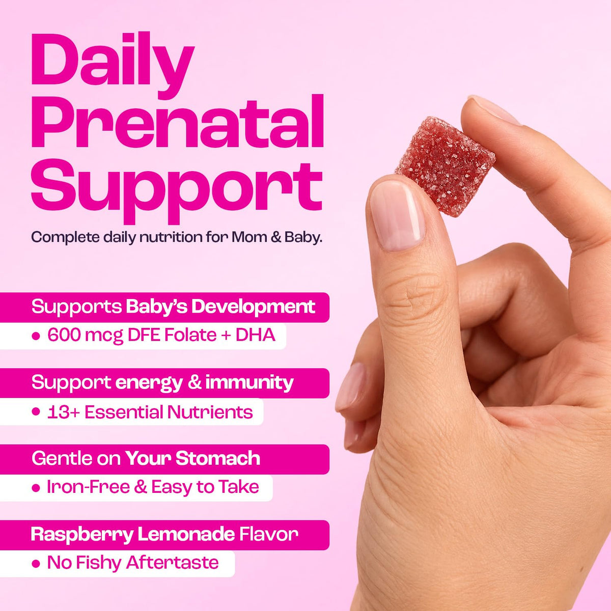 Baby Blues Prenatal Gummies for Women, Iron Free - 60 Count - image 2
