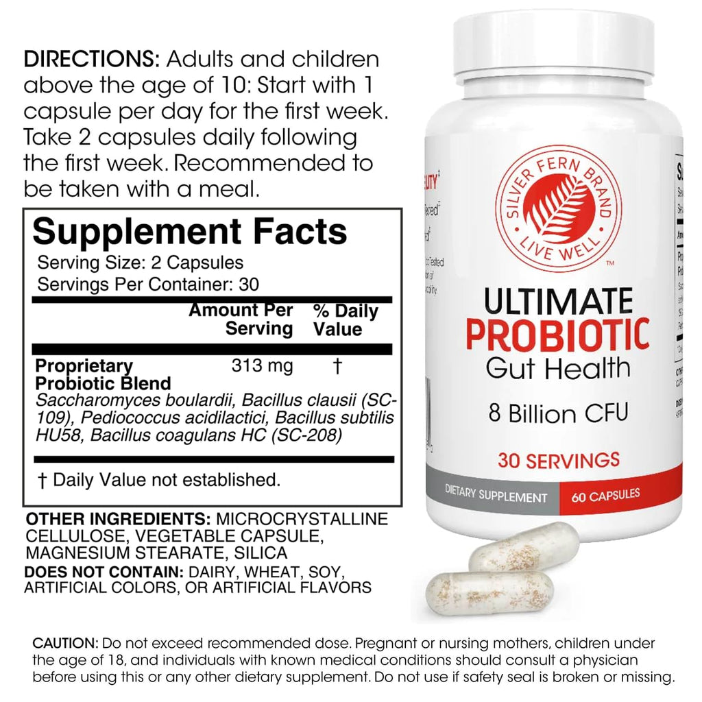 Silver Fern Ultimate Probiotic Supplement Vegicaps - Daily Metabolic