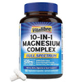 Vitalibre 10 in 1 Magnesium Complex, 420mg Elemental Magnesium