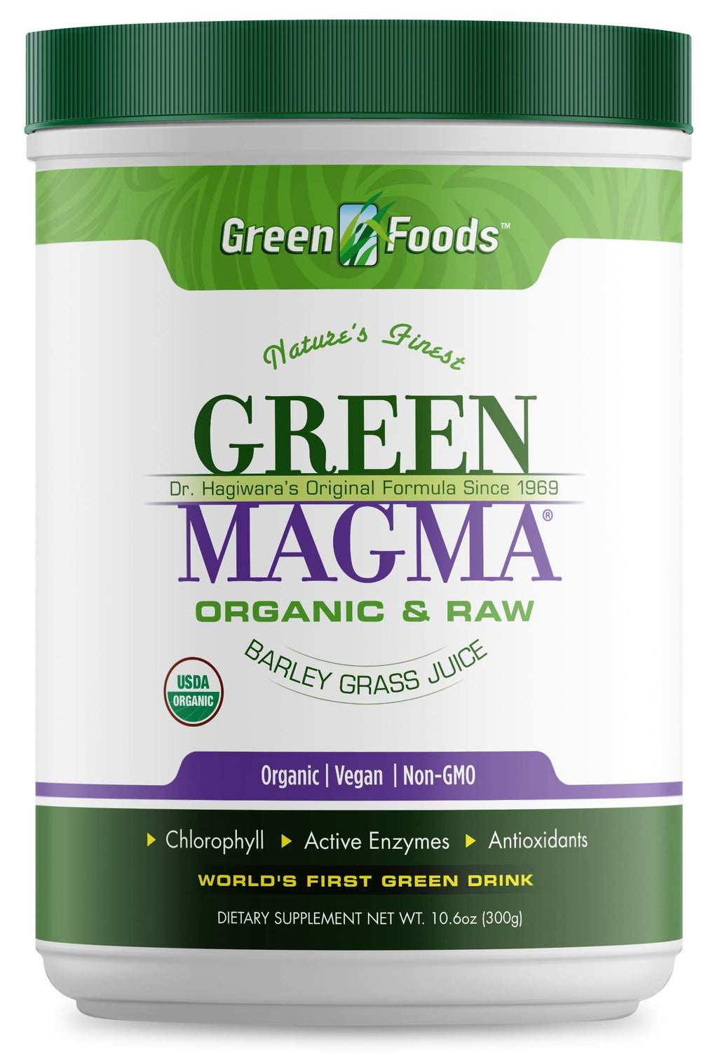 Green Foods Green Magma Barley Grass Powder - 10.6 oz