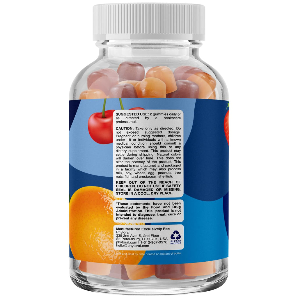 Phytoral Natural Multivitamin for Men Gummies with Zinc - 90 Count - image 9