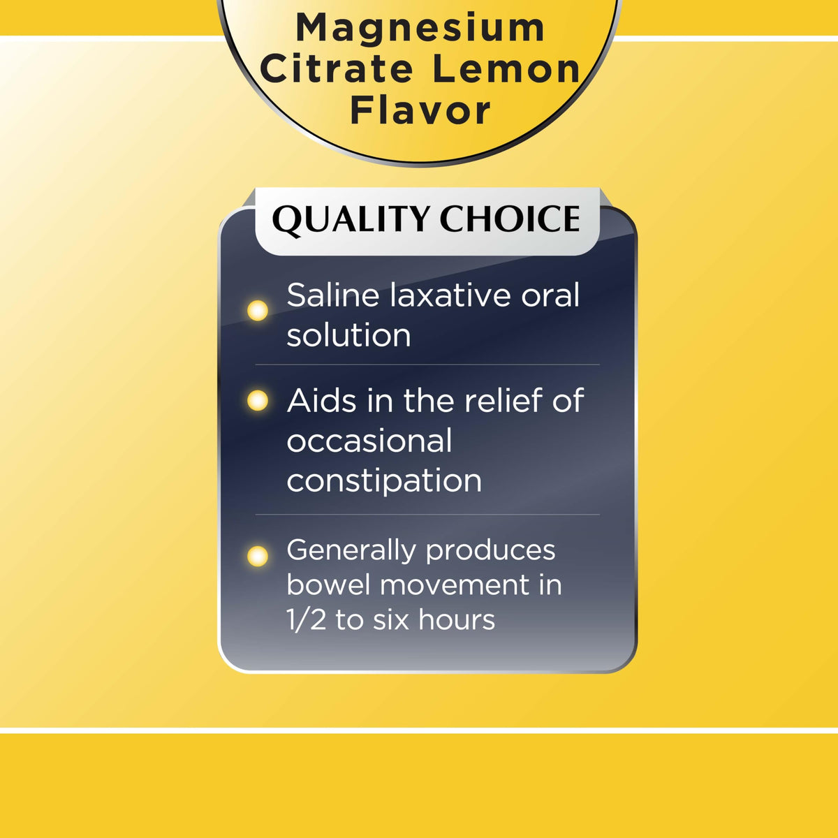 Quality Choice Magnesium Citrate Oral Solution Lemon - 10 Fl Oz - image 4