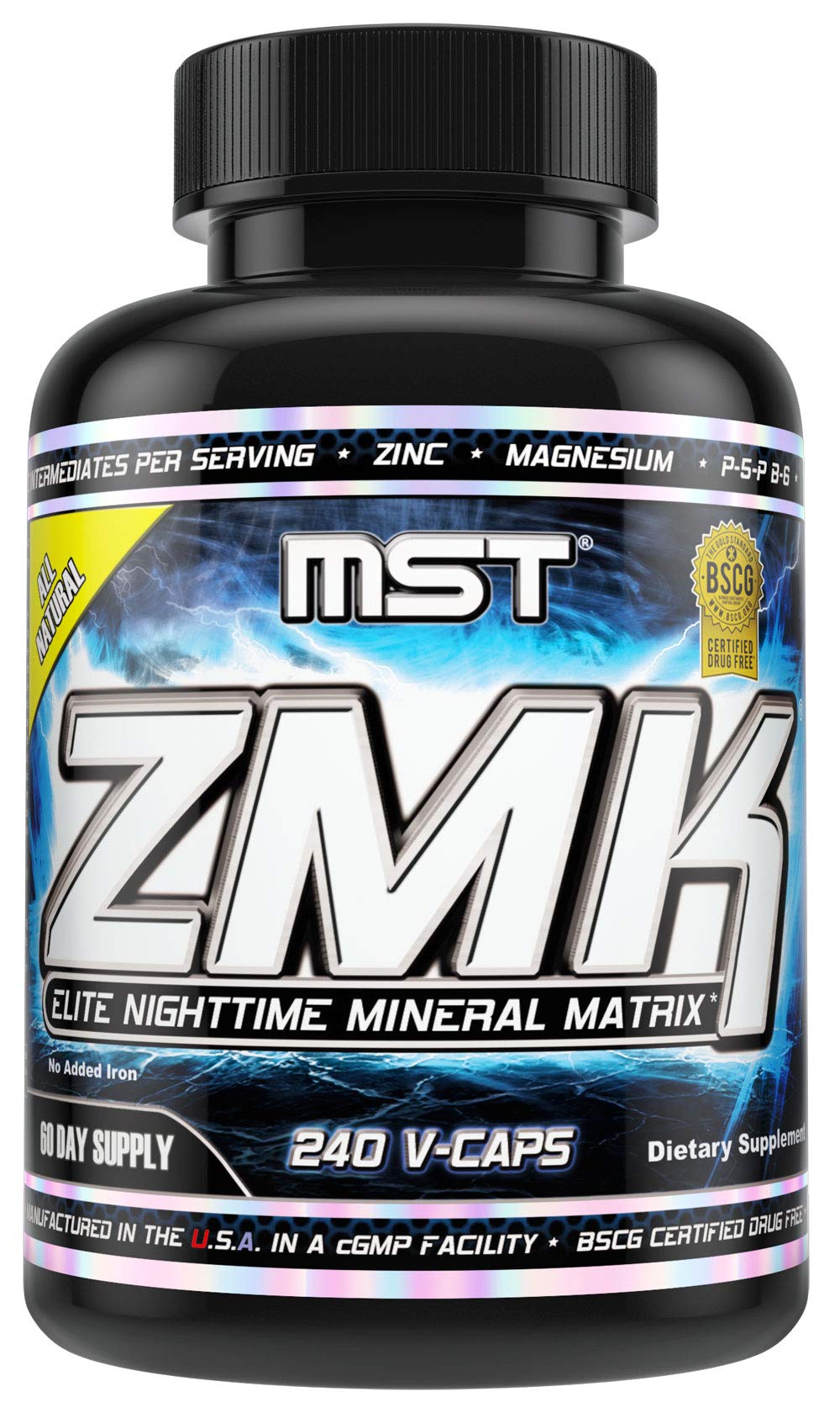 MST ZMK Nighttime Multi Mineral Supplement - 240 Capsules