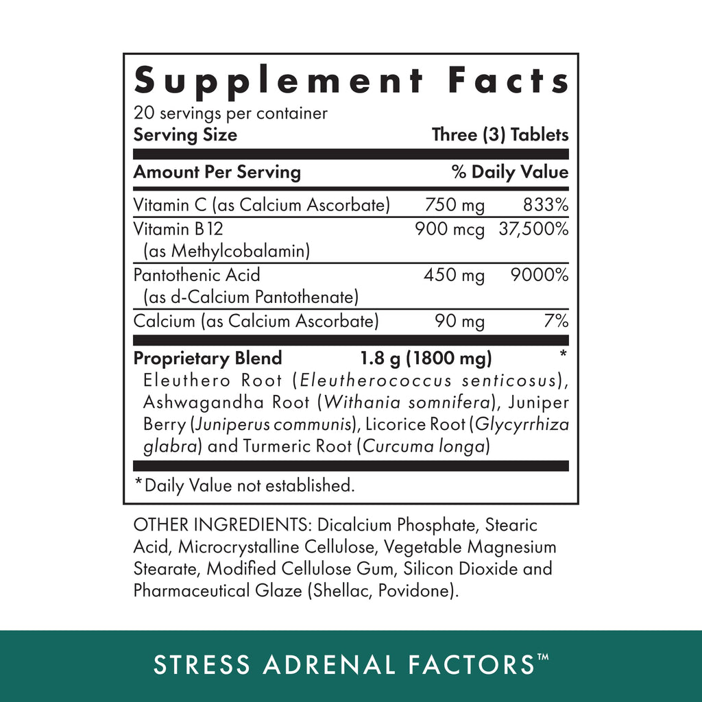 Michael's Naturopathic Progams Adrenal Factors Stress Support