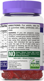 Nature's Truth Sambucus Black Elderberry Gummies - 195 Count - image 3