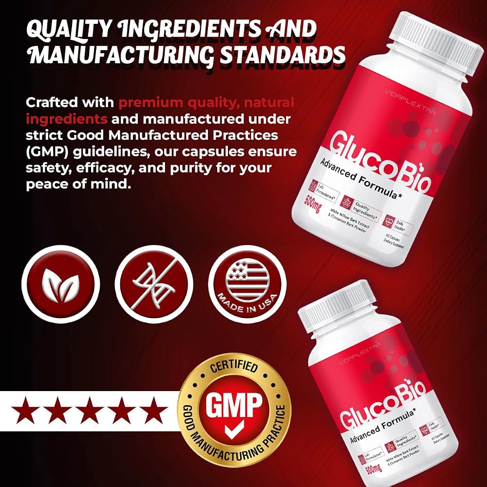 VIDAPLEXTRA Gluco Bio Capsules - 120 Capsules - image 3