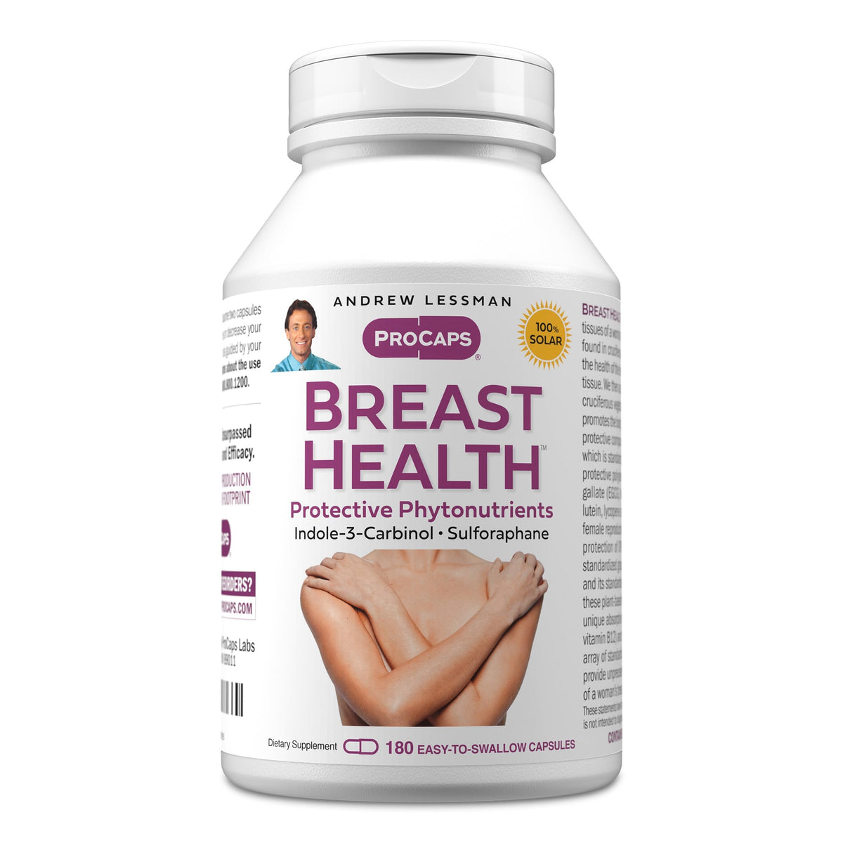 ANDREW LESSMAN Breast Health Capsules - Provides Protective Compounds