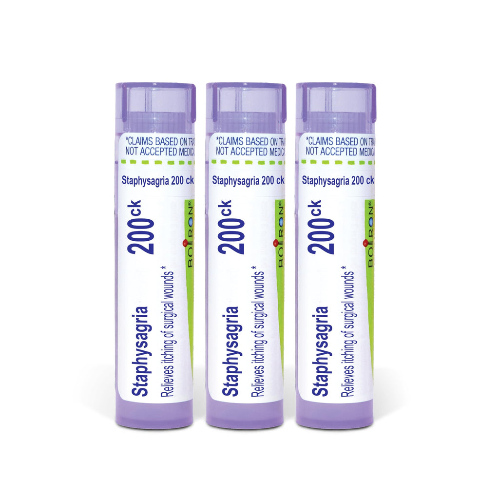Boiron Staphysagria 200ck Homeopathic Medicine - 240 Pellets
